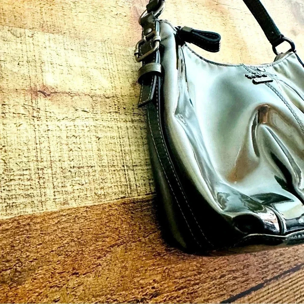 Coach Madison Patent Leather Shoulder/Satchel Bag - Picture 5 of 9